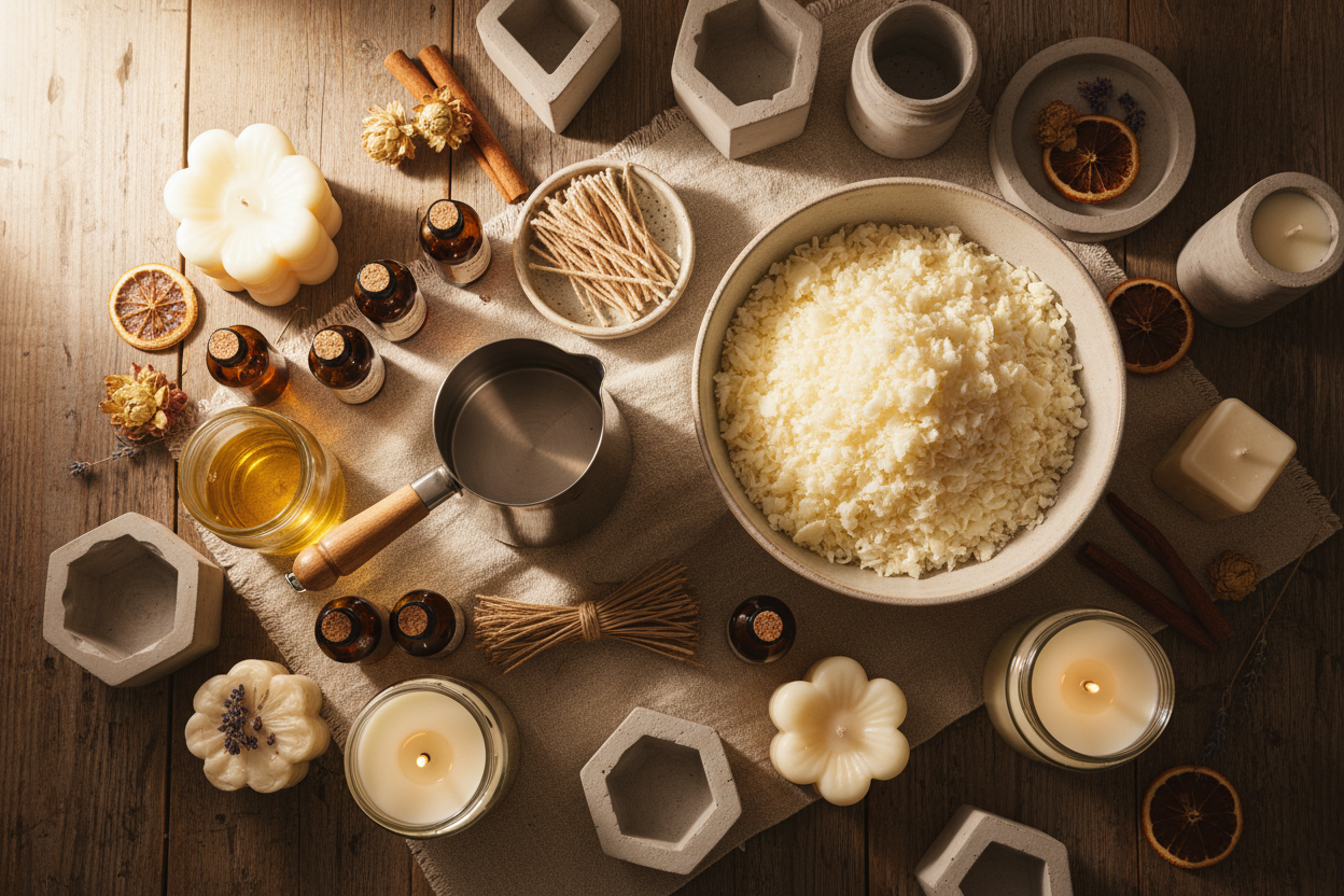 fragrance oils used in scented candle making
