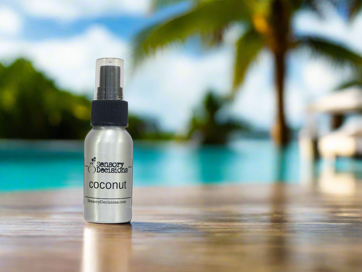 Spray ambiental con aroma a coco